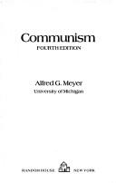 Communism by Alfred G. Meyer