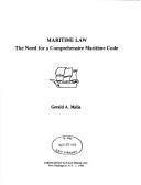 Maritime law by Gerald A. Malia