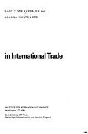 Subsidies in international trade by Gary Clyde Hufbauer