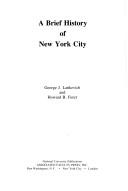 Cover of: A brief history of New York City