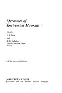 Cover of: Mechanics of engineering materials