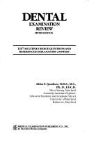 Cover of: Dental examination review | Alvin F. Gardner