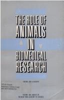 Cover of: The Role of animals in biomedical research