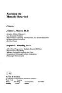 Cover of: Assessing the mentally retarded by edited by Johnny L. Matson, Stephen E. Breuning.