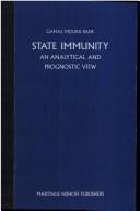 Cover of: State immunity by Gamal Moursi Badr