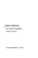 John Osborne by Arnold P. Hinchliffe