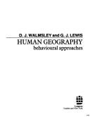 Cover of: Human geography by D. J. Walmsley