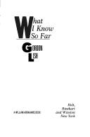 Cover of: What I know so far