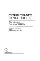 Cover of: Corporate spin-offs by Ronald J. Kudla