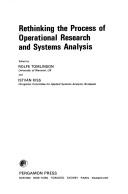 Rethinking the Process of Operational Research & Systems Analysis (Frontiers of Operational) by Rolfe C. Tomlinson