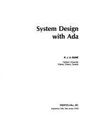 Cover of: System design with Ada