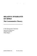 Cover of: Relative invariants of rings: the commutative theory