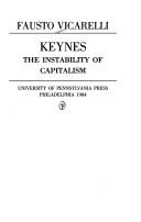 Cover of: Keynes, the instability of capitalism by Fausto Vicarelli