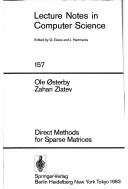 Cover of: Direct methods for sparse matrices