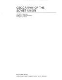 Cover of: Geography of the Soviet Union