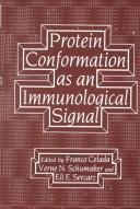 Cover of: Protein conformation as an immunological signal