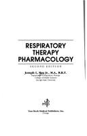 Cover of: Respiratory therapy pharmacology