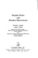 Doppler radar and weather observations by R. J. Doviak, Richard J. Doviak, Dusan S. Zrnic
