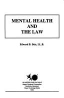 Cover of: Mental health and the law