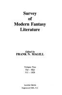 Cover of: Survey of modern fantasy literature by edited by Frank N. Magill.