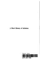 Cover of: A short history of solicitors
