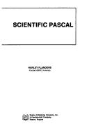 Cover of: Scientific Pascal by Harley Flanders