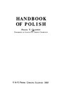Cover of: Handbook of Polish