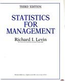 Statistics for management by Richard I. Levin & David S. Rubin