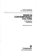 Cover of: Signs in contemporary culture: an introduction to semiotics
