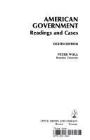 Cover of: American government: readings and cases