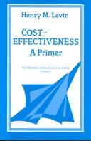 Cover of: Cost-effectiveness by Henry M. Levin