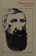 Cover of: Thoreau's seasons by Richard Lebeaux