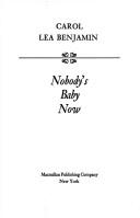 Cover of: Nobody's Baby Now