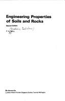 Cover of: Engineering properties of soil and rocks, 2nd edition by 