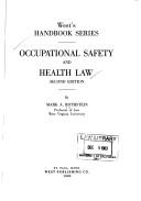 Cover of: Occupational safety and health law by Mark A. Rothstein