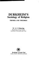 Cover of: Durkheim's sociology of religion by W. S. F. Pickering