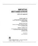 Cover of: Mental retardation by Clifford J. Drew