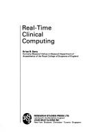 Cover of: Real-time clinical computing