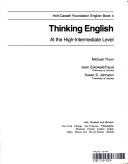 Cover of: Thinking English | Michael Thorn