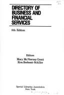 Cover of: Directory of business and financial services