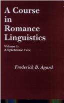 Cover of: course in Romance linguistics