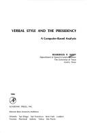 Verbal style and the presidency by Roderick P. Hart