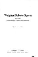 Cover of: Weighted Sobolevspaces.