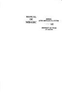 Cover of: MBASIC handbook | Walter A. Ettlin
