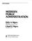 Cover of: Modern public administration