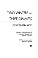 Cover of: Two winters and three summers