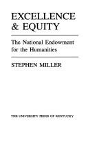 Cover of: Excellence & equity by Miller, Stephen