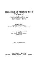 Cover of: Handbook of machine tools