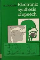 Cover of: Electronic synthesis of speech