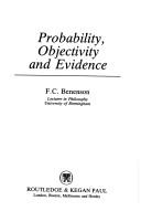 Cover of: Probability, objectivity, and evidence